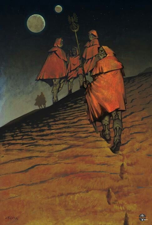 John Schoenherr’s illustrations for the original Dune serialsdu
