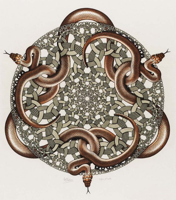MC Escher Snakes