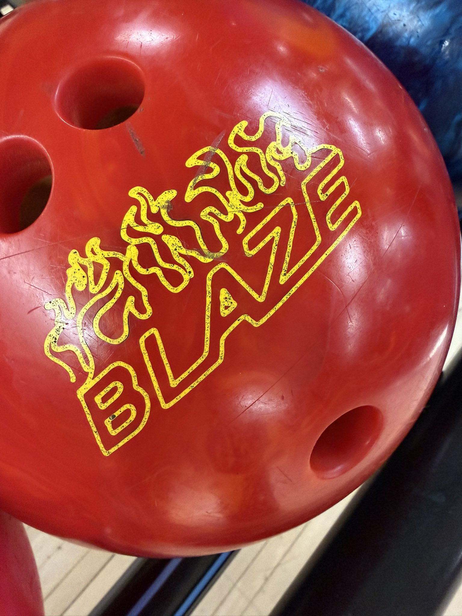 Blaze Bowling Ball Logo